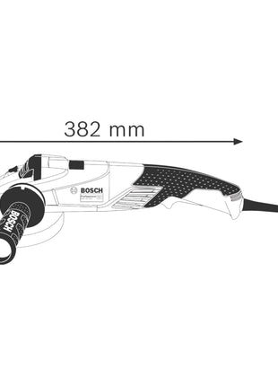 Meuleuse d'angle professionnelle Bosch GWS 18-125 SL 1800 W 125 mm (06017A3200)