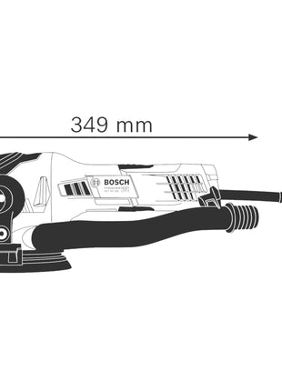 Bosch Professional GET 55-125 Szlifierka oscylacyjna mimośrodowa 550 W 125 mm ( 0601257000 )