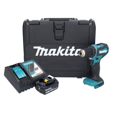 Makita DDF 485 RT Akku Bohrschrauber 18 V 50 Nm Brushless 1x Akku 5,0 Ah + Ladegerät + Koffer