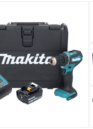 Makita DDF 485 SFK cordless drill driver 18 V 50 Nm brushless + 1x rechargeable battery 3.0 Ah + charger + case