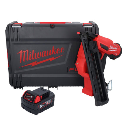 Milwaukee M18 FN15GA-501X Akku Nagler 18 V Brushless 32 - 64 mm + 1x Akku 5,0 Ah + HD Box - ohne Ladegerät