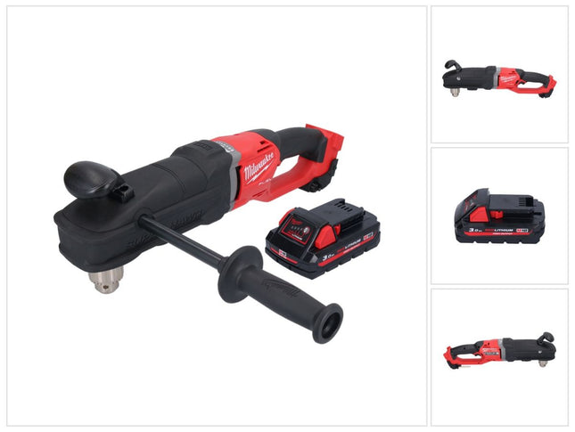Milwaukee M18 FRAD2-301 cordless angle drill 18 V 122 Nm brushless + 1x rechargeable battery 3.0 Ah - without charger