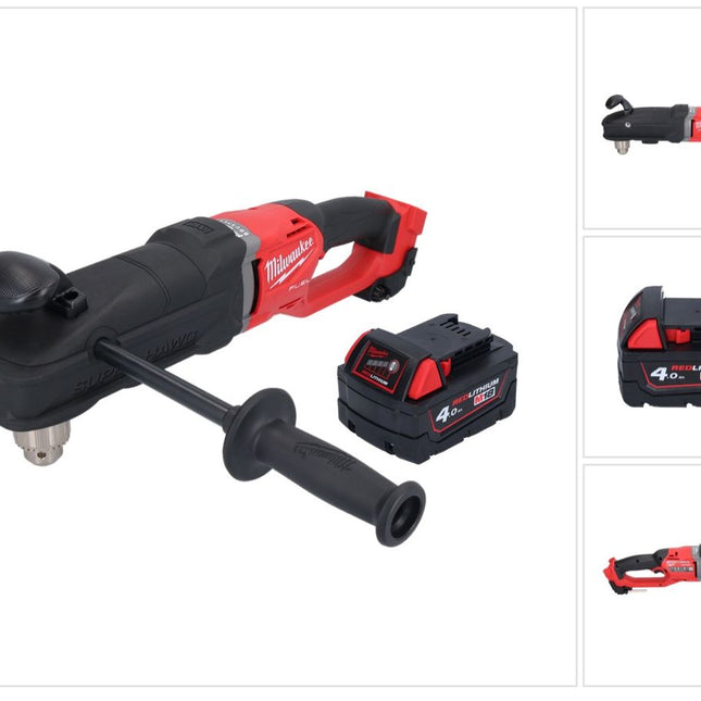 Milwaukee M18 FRAD2-401 Akumulatorowa wiertarko-wkrętarka kątowa 18 V 122 Nm bezszczotkowa + 1x akumulator 4,0 Ah - bez ładowarki