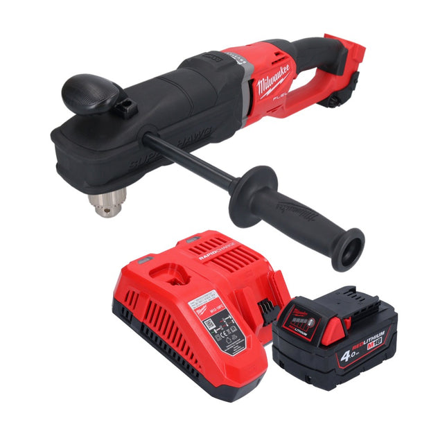 Milwaukee M18 FRAD2-401 Taladro angular sin cable 18 V 122 Nm sin escobillas + 1x batería 4.0 Ah + cargador