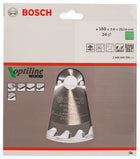 BOSCH Lame pour scie circulaire Optiline Wood D. ext. 160 mm nombre de dents 24 WZ ( 4000815427 )