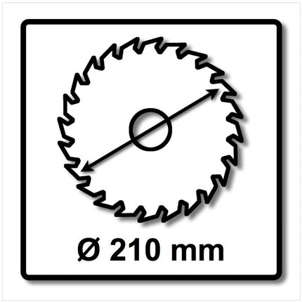 Festool Lame de scie circulaire spéciale HW 210 x 30 x 2,4 TF72 210 mm 72 Dents ( 493201 )