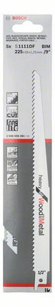 BOSCH Lama per sega circolare S 1111 DF Lunghezza 225 mm Larghezza 19 mm ( 4000909245 )