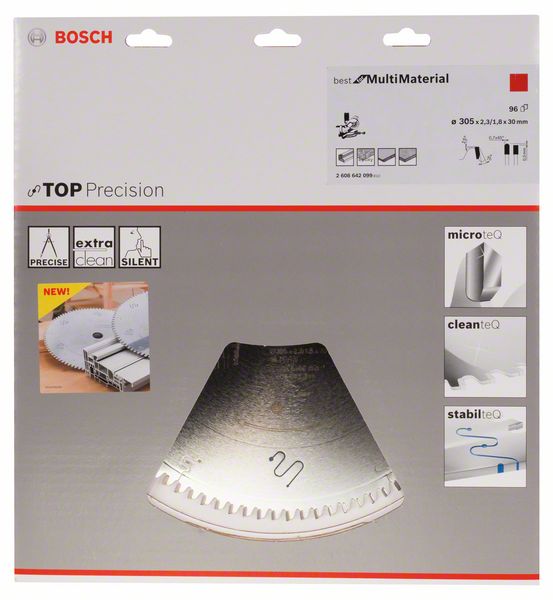 BOSCH Hoja de sierra circular Ø exterior 305 mm Número de dientes 96 HLTCG ( 8000342278 )