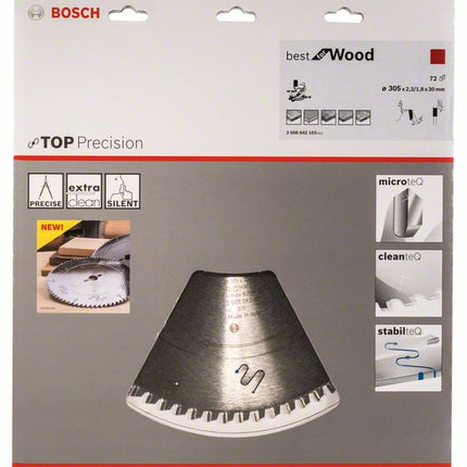 BOSCH Piła tarczowa Ø zewnętrzna 305 mm Liczba zębów 72 WZ ( 8000342292 )