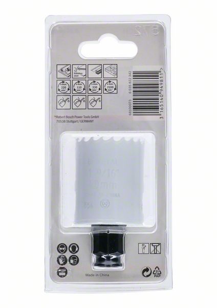 Sega a tazza BOSCH Sega-Ø 152 mm Profondità di taglio 40 mm ( 8000342572 )