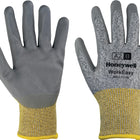 HONEYWELL Schnittschutzhandschuhe Workeasy 13G GY PU A2/B Größe 9 grau/gelb ( 4000391462 )