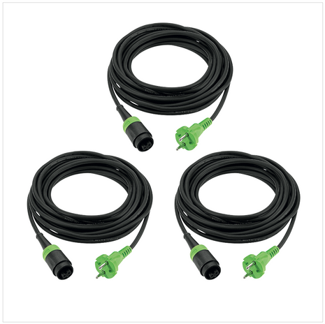 3 x Festool Plug it Kabel H 05 RN-F 2x1 4m 240 V ( 499851 ) - Toolbrothers