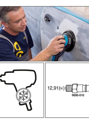 HAZET pneumatic random orbit sander 9033-2 150 mm ( 4000898934 )