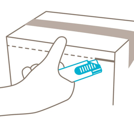 MARTOR Sicherheitsmesser SECUNORM HANDY Nr. 444 Länge 100 mm Breite 7,8 mm Höhe 25,5 mm ( 4000817780 )