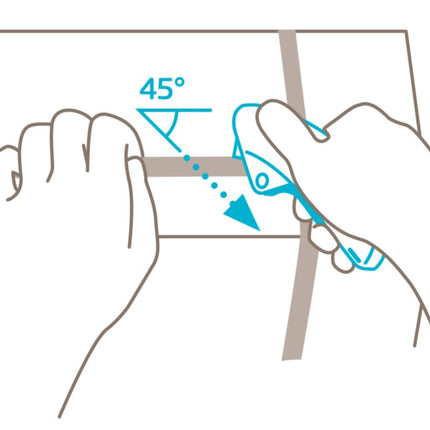 Nóż bezpieczny MARTOR SECUPRO MERAK Długość 128 mm Szerokość 18 mm Wysokość 50 mm ( 4000817798 )