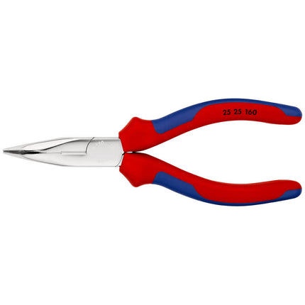 Szczypce okrągłe KNIPEX długość 160 mm płaskie okrągłe 40° kątowe ( 4000794484 )