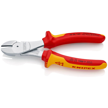 KNIPEX Coupeuse latér. diag. à forte démultipl.  longueur 180 mm ( 4000810166 )