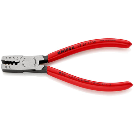 Alicates para crimpar extremos de cable KNIPEX longitud total 145 mm ( 4000794840 )