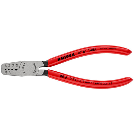 Alicates para crimpar extremos de cable KNIPEX longitud total 145 mm ( 4000794840 )