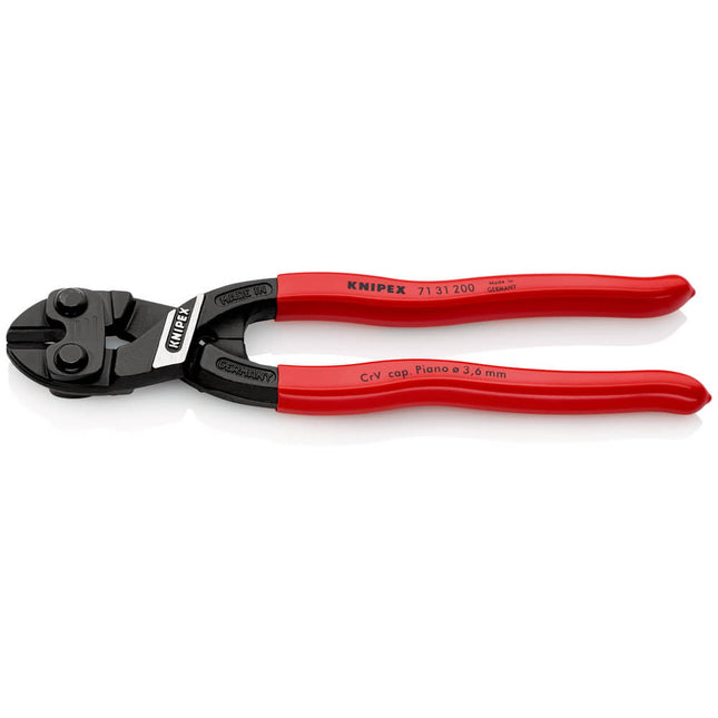 KNIPEX compact bolt cutters CoBolt(R) length 200 mm plastic coating ( 4000810162 )