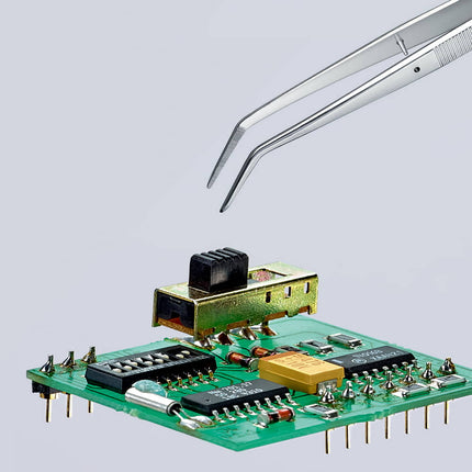 Pinzette di precisione KNIPEX lunghezza 155 mm angolo 45° ( 4000794716 )