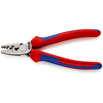 Pinze per crimpare i fili KNIPEX lunghezza totale 180 mm ( 4000810647 )