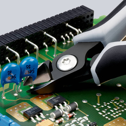 Frese diagonali per elettronica di precisione KNIPEX lunghezza 125 mm forma 6 ( 4000810841 )