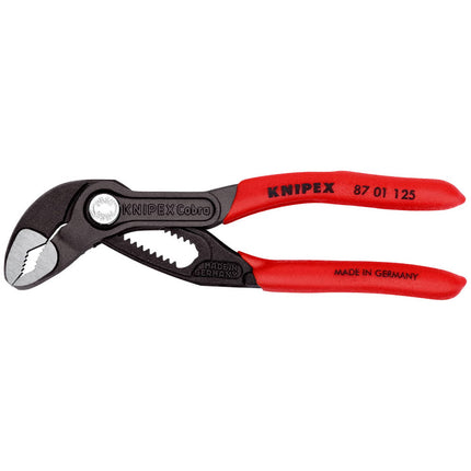 Pinze per pompe dell'acqua KNIPEX Cobra(R) Lunghezza 125 mm Larghezza di serraggio 27 mm ( 4000810658 )