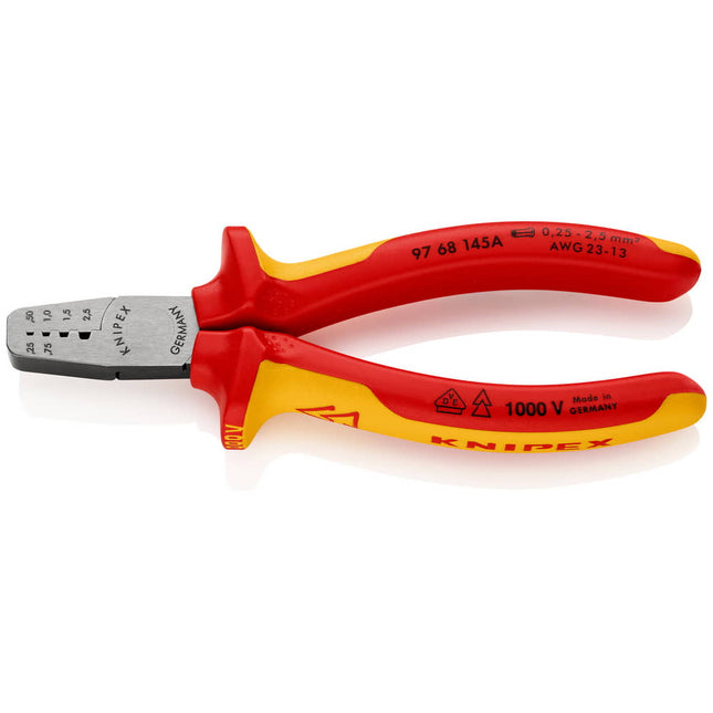 Pinze per crimpare i fili KNIPEX lunghezza totale 145 mm ( 4000795074 )