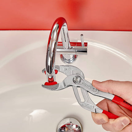 Alicates de sifón/conector KNIPEX Longitud 250 mm Anchura de sujeción 10 - 75 mm ( 4000795331 )