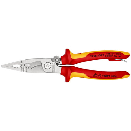 KNIPEX Szczypce do instalacji elektrycznych długość 200 mm VDE ( 4000810294 )