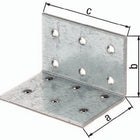 GAH piastra forata angolare ETA-8/165 60 x 60x40mm ( 3000200336 )