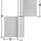GAH Konstruktionsband Typ K04 2-teilig zum Anschweißen ( 3000200618 )