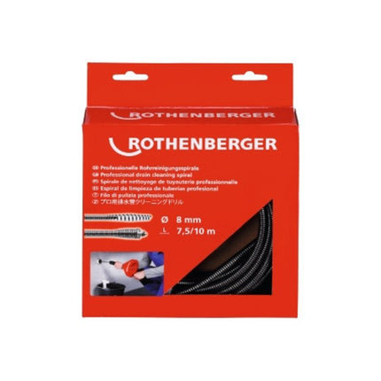 ROTHENBERGER spiral tool ROSPIMATIC length 7.5 m spiral-Ø 8 mm ( 8000739564 )
