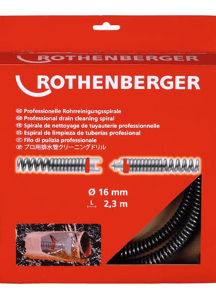 ROTHENBERGER SMK spirale per la pulizia dei tubi lunghezza 4,5 m spirale Ø 22 mm ( 4000781215 )