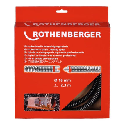 ROTHENBERGER SMK pipe cleaning spiral length 4.5 m spiral Ø 22 mm ( 4000781215 )