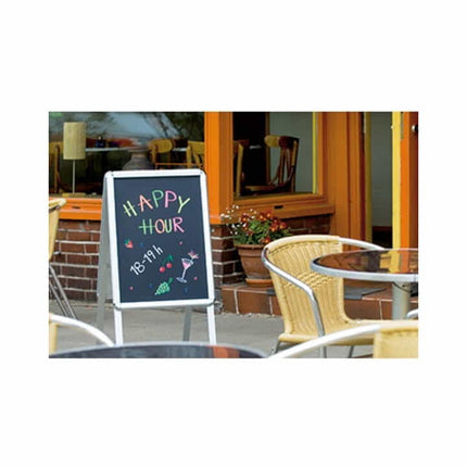 EDDING Marqueur à la craie 4095 2xblanc/jaune fluo/orange fluo/rose fluo ( 9000487975 )