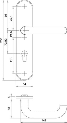 EDI Schutzgarnitur Logo 8755/0792 Aluminium F1 ( 3000261268 )