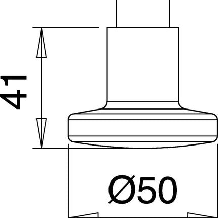 EDI door knob hole part K7 stainless steel F00 ( 3000261380 )