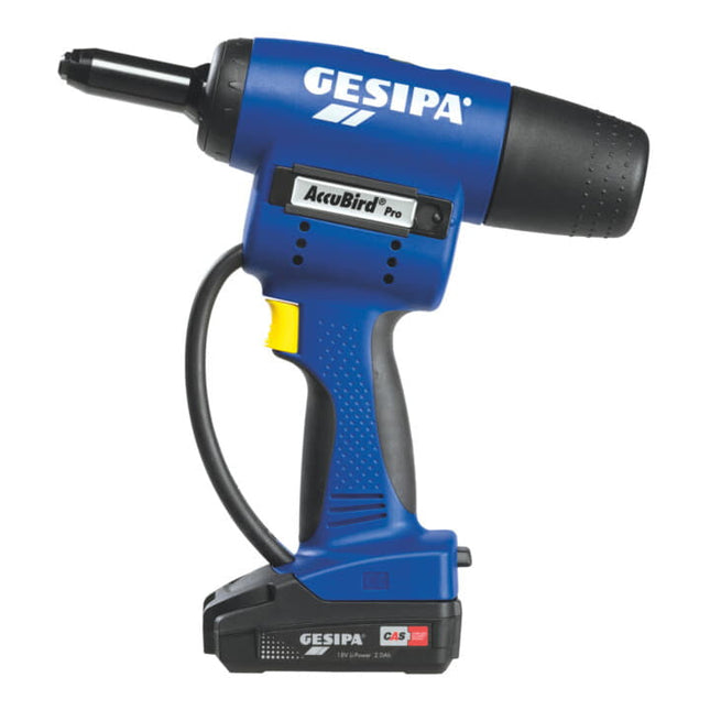 GESIPA AccuBird(R)Pro 12-piece cordless blind rivet setting tool 13000 N ( 4000813119 )