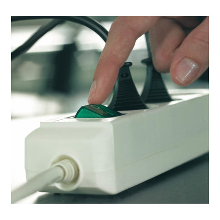 Regleta de enchufes BRENNENSTUHL Eco Line 16 A 250 V blanco ( 4000873538 )