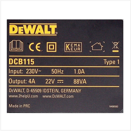 Dewalt DCB 115 XR Ladegeraet fuer 10 8 18 V Li Ion Akkus 3 - toolbrothers