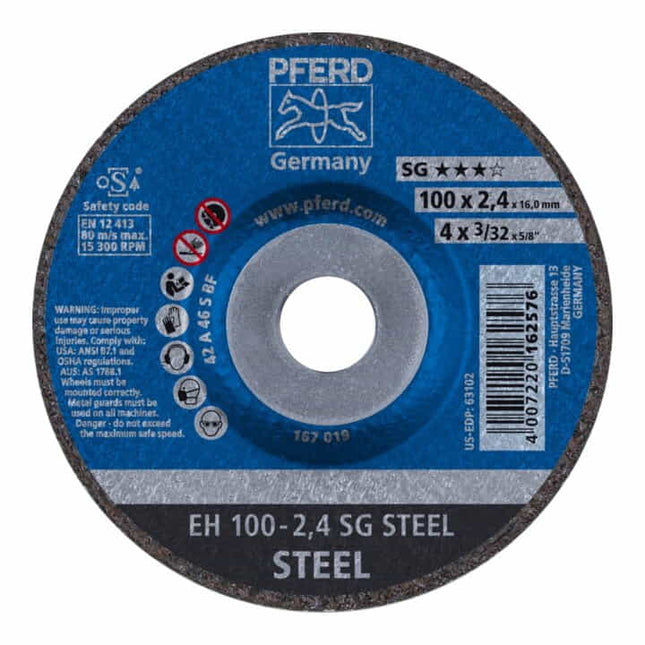 Disco da taglio PFERD SG STEEL D115x2,4mm a manovella ( 4000841310 )