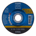 PFERD PSF STEEL grinding disc D115xS7.2mm ( 4000842650 )