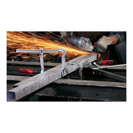 Morsetto a vite interamente in acciaio BESSEY OMEGA Larghezza di serraggio 600 mm Sporgenza 120 mm ( 4000831477 )