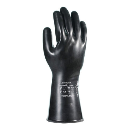 HONEYWELL chemical gloves Butoject 898 size 8 black ( 4000371643 )