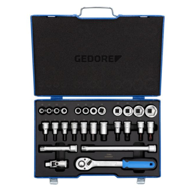 GEDORE socket spanner set 19 IMU-10 27-piece 1/2 ″ ( 4000821548 )