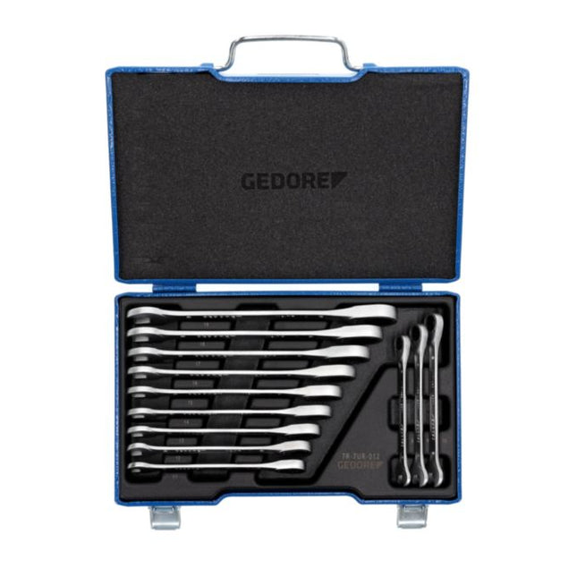 Set di chiavi a cricchetto GEDORE 7 R-012 12 pezzi, larghezza 8-19 mm ( 4000821989 )