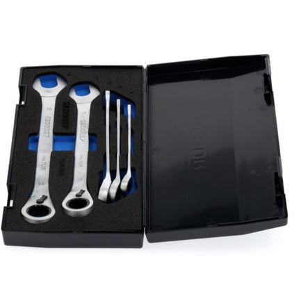 Set di chiavi a cricchetto GEDORE 7 UR-005 5 pezzi larghezze delle chiavi 8-19 mm ( 4000880491 )