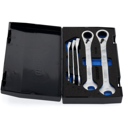 Set di chiavi a cricchetto GEDORE 7 UR-005 5 pezzi larghezze delle chiavi 8-19 mm ( 4000880491 )